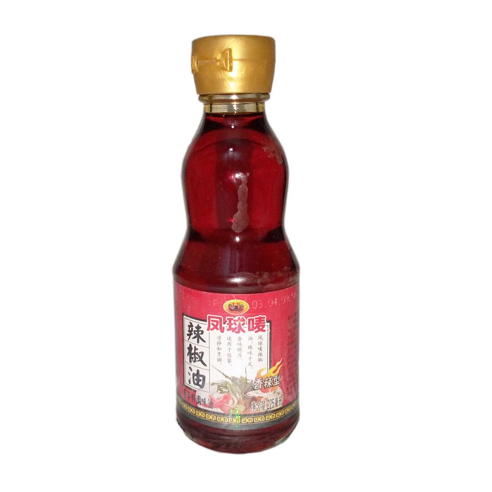 凤球唛辣椒油   225ml*24瓶/件